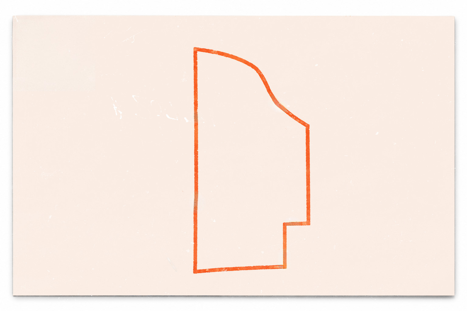 Forme du quartier du Mile End en contour