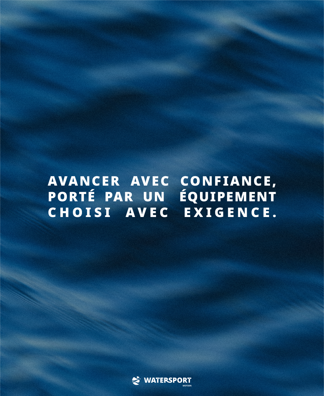 Détail — affiche citation Watersport Motion