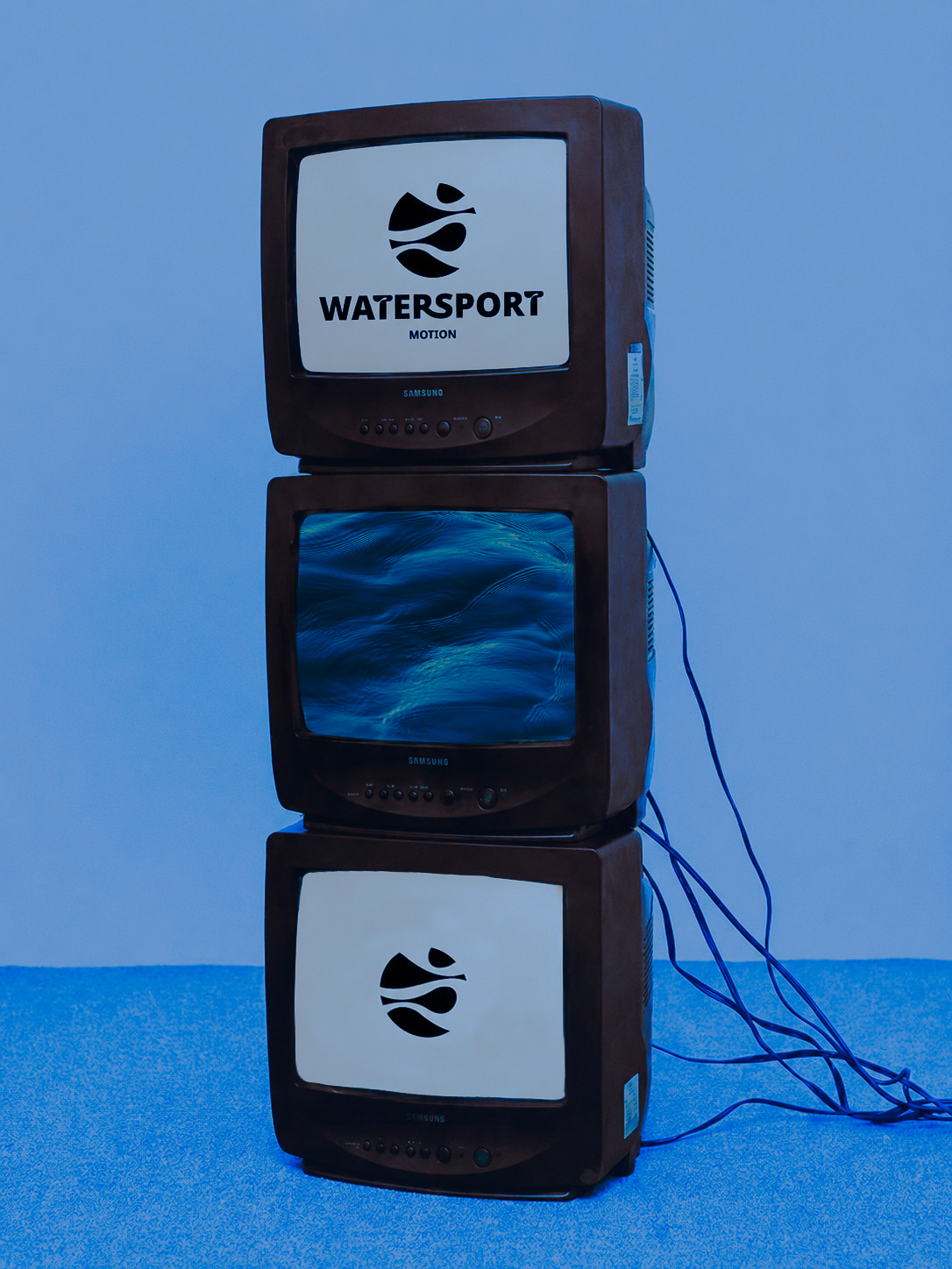Mockup réseaux — téléviseurs Watersport Motion